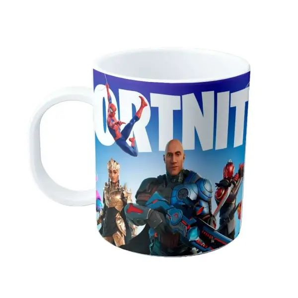 Taza de Plástico Fortnite Spider-Man y Equipo