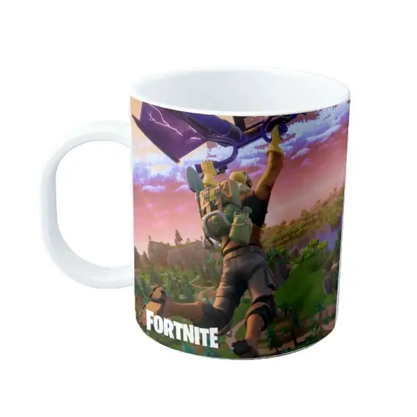Taza de Plástico Fortnite Isla Paisaje