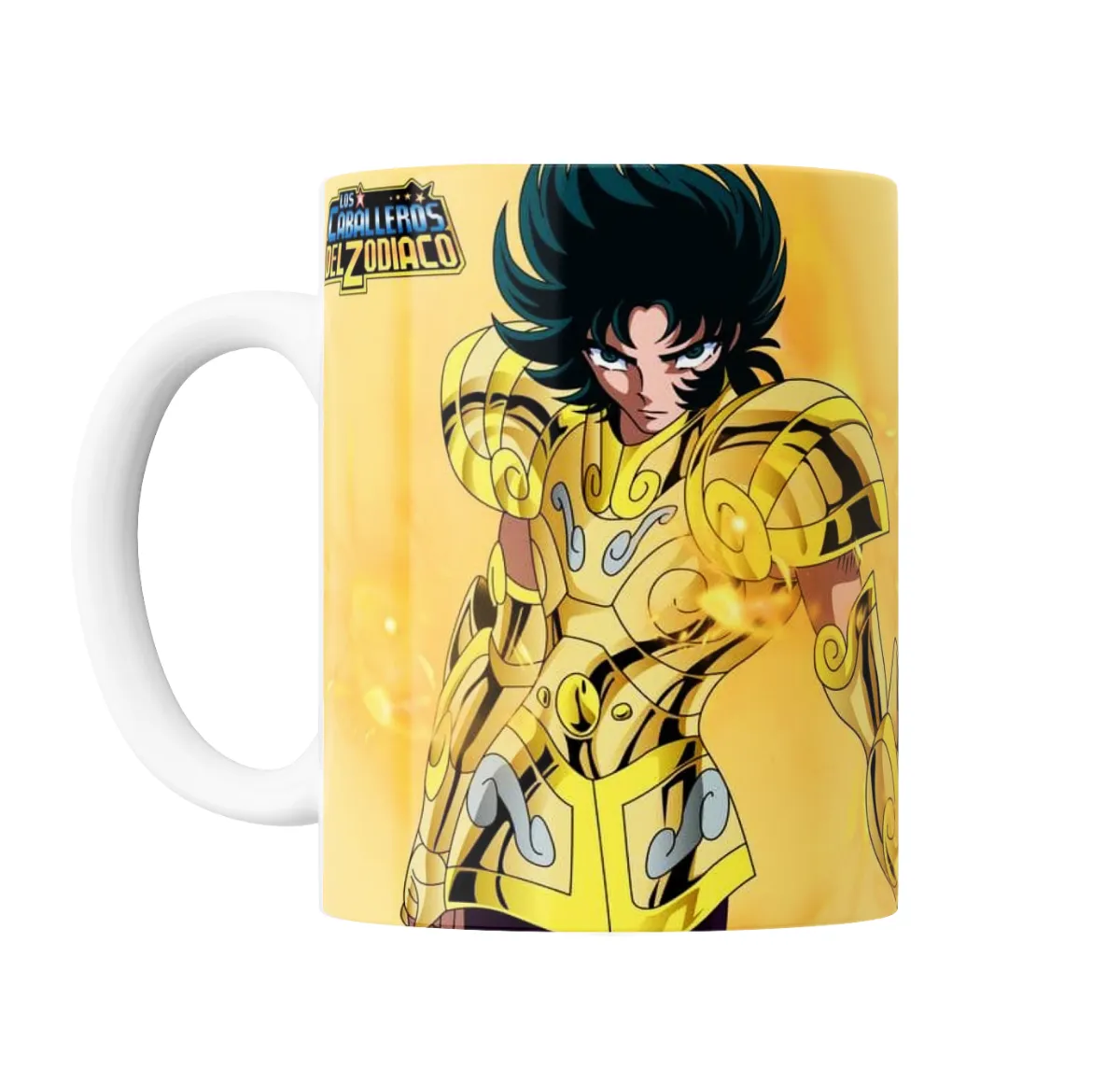 Taza de Cerámica Caballeros del Zodiaco Aiolia de Leo - vista 2