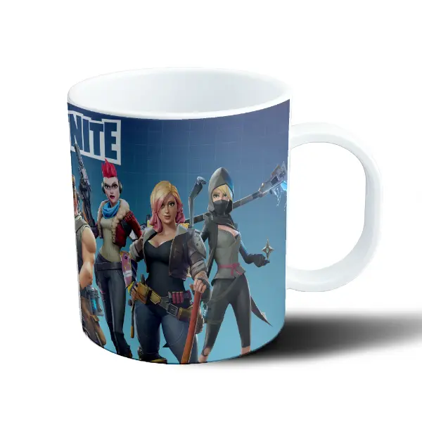 Taza de Plástico Fortnite Personajes Equipo