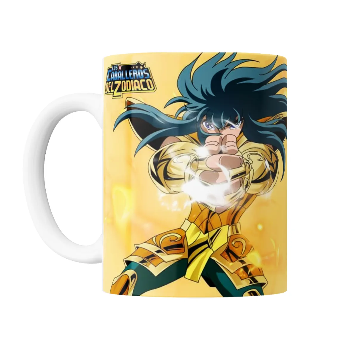 Taza de Cerámica Caballeros del Zodiaco Caballero Dorado - vista 2