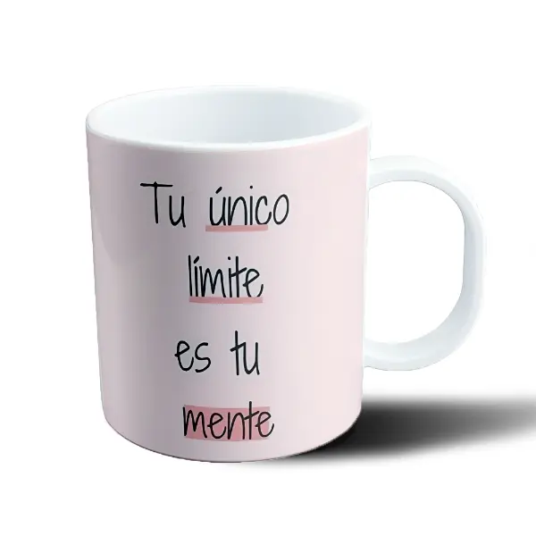 Taza de Plástico Tu único límite es tu mente