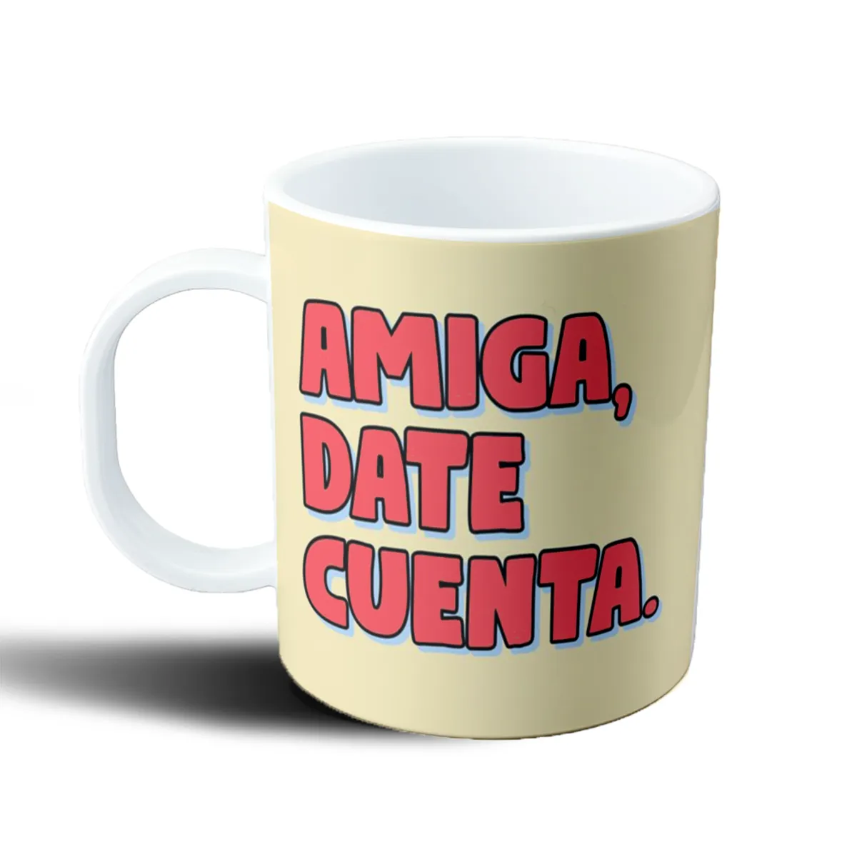 Taza de Plástico Amiga Date Cuenta - vista 2