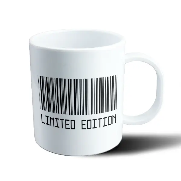 Taza de Plástico Limited Edition Código de Barras