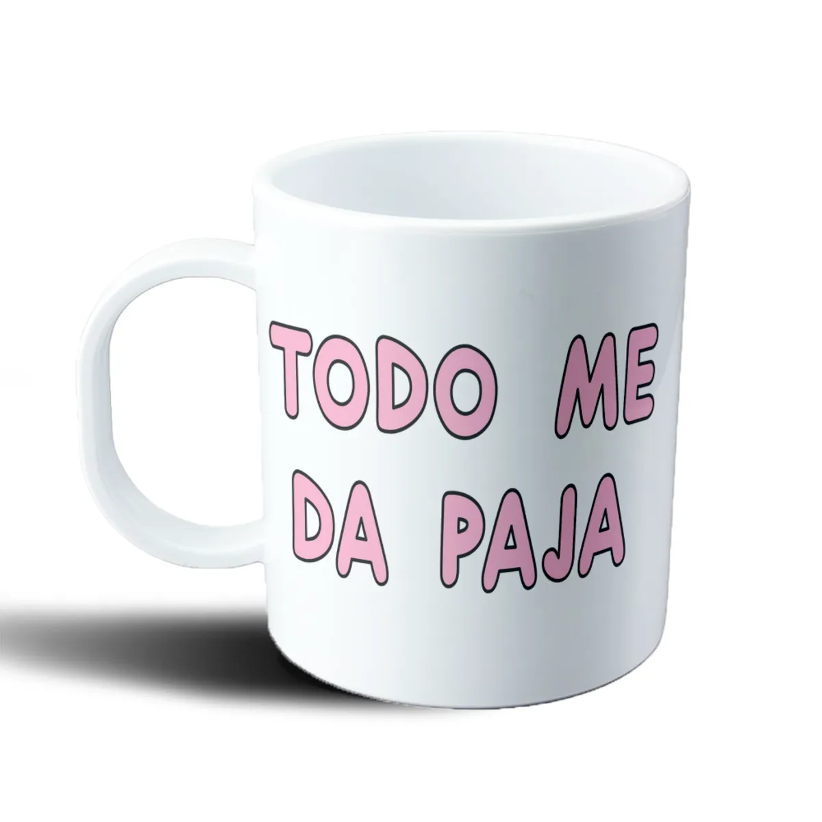 Taza de Plástico Todo Me Da Paja - vista 2