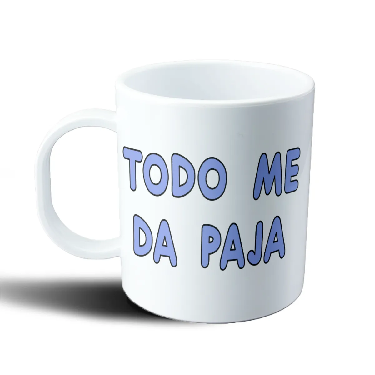 Taza de Plástico Todo Me Da Paja - vista 2