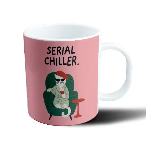 Taza de Plástico Serial Chiller Gatito Gato