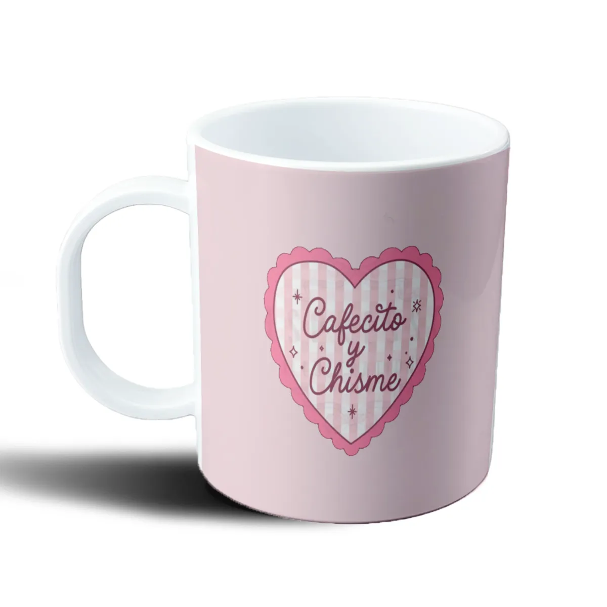 Taza de Plástico Cafecito y Chisme - vista 2