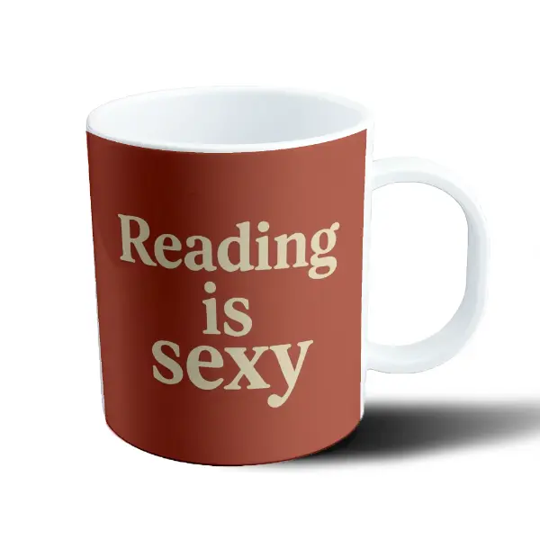 Taza de Plástico Reading is Sexy