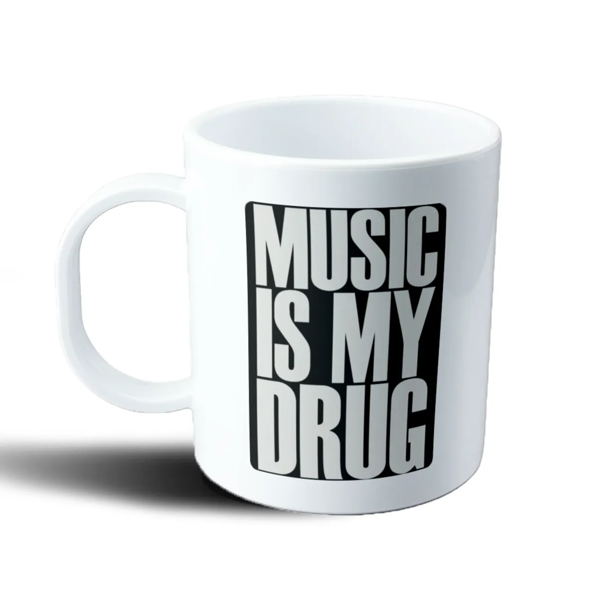 Taza de Plástico Music Is My Drug - vista 2