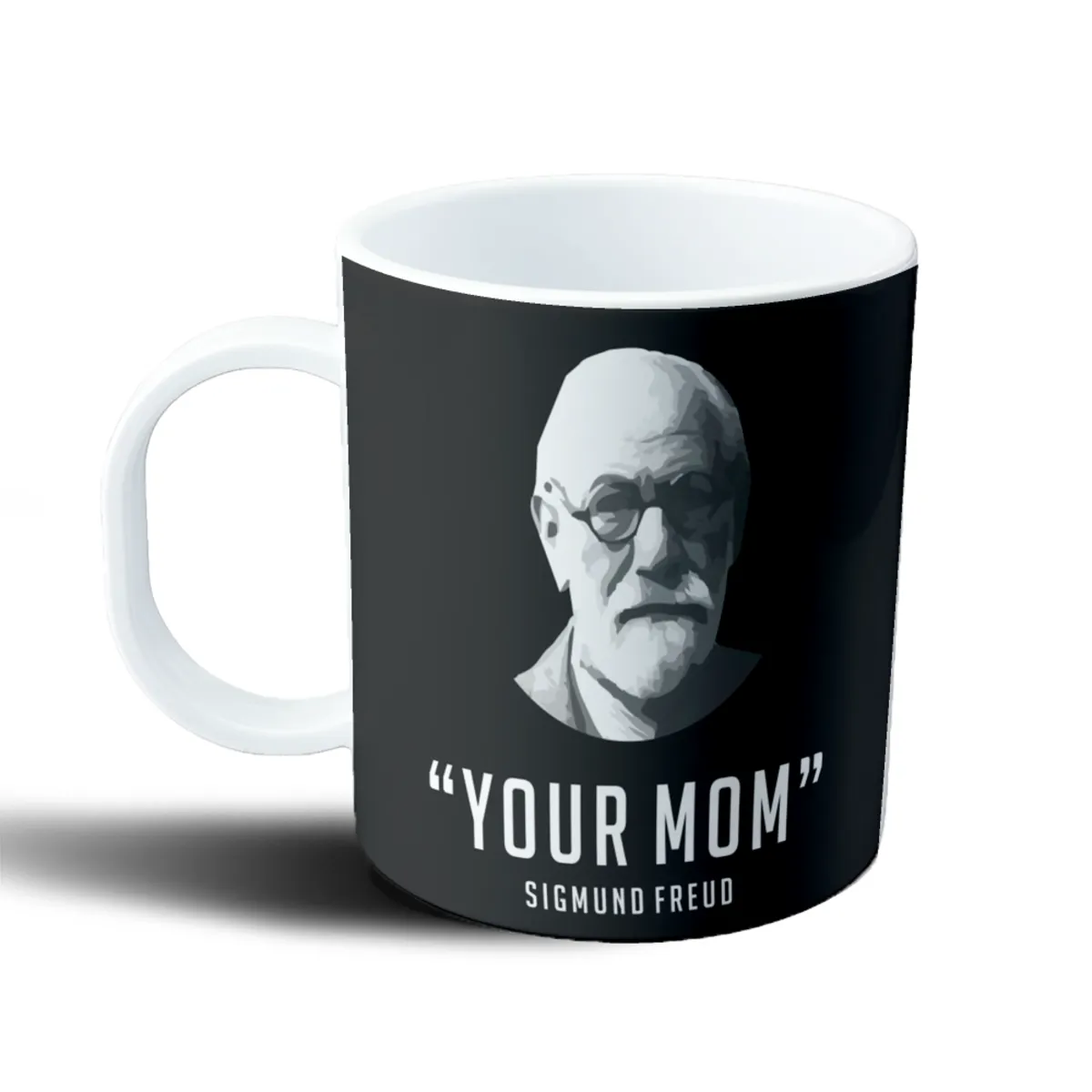 Taza de Plástico Freud Your Mom - vista 2