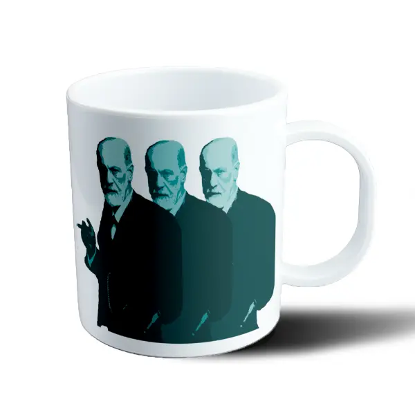Taza de Plástico Freud Pop Art Triple