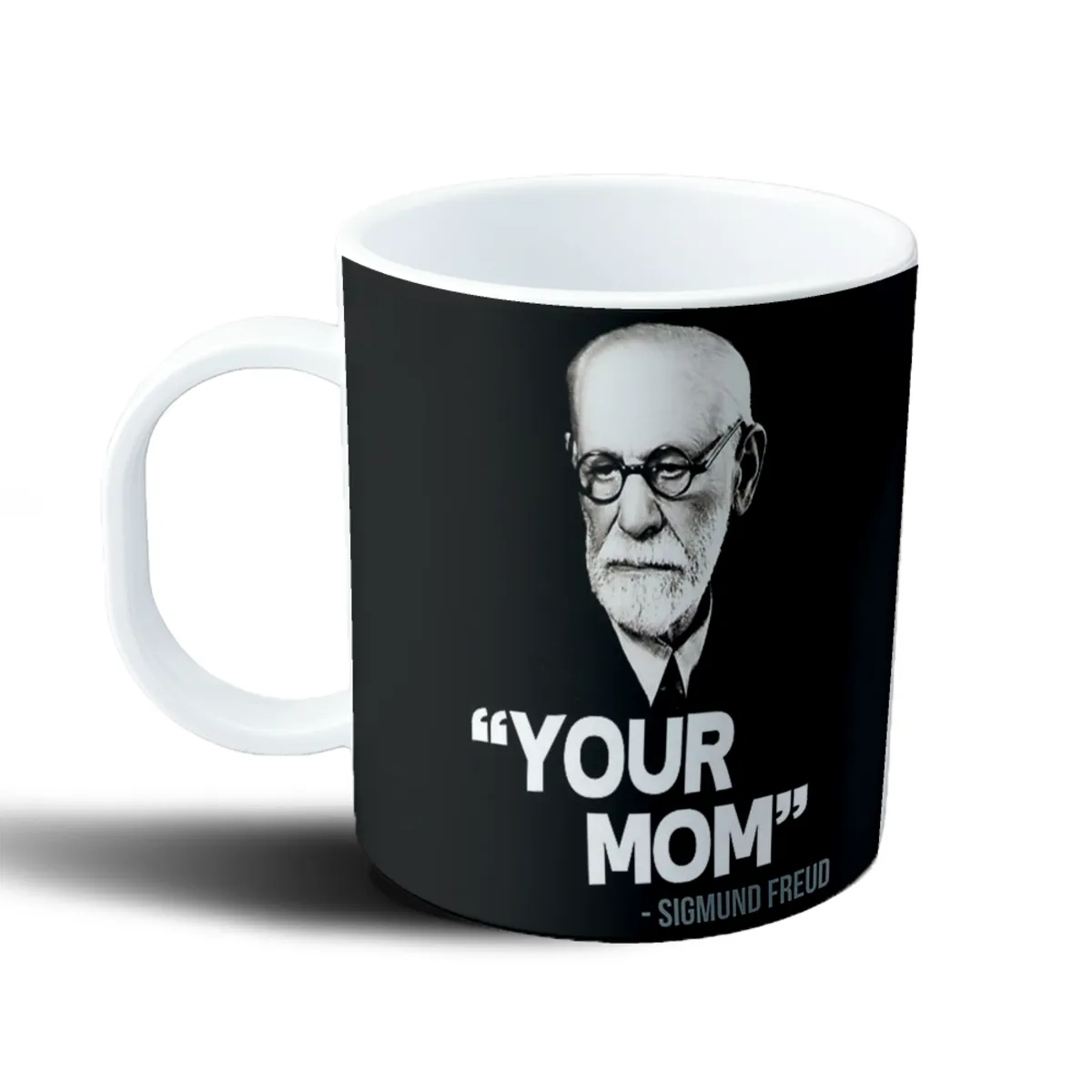 Taza de Plástico Freud Your Mom - vista 2