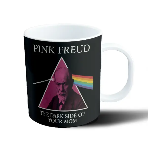 Taza de Plástico Freud Pink Freud The Dark Side of Your Mom