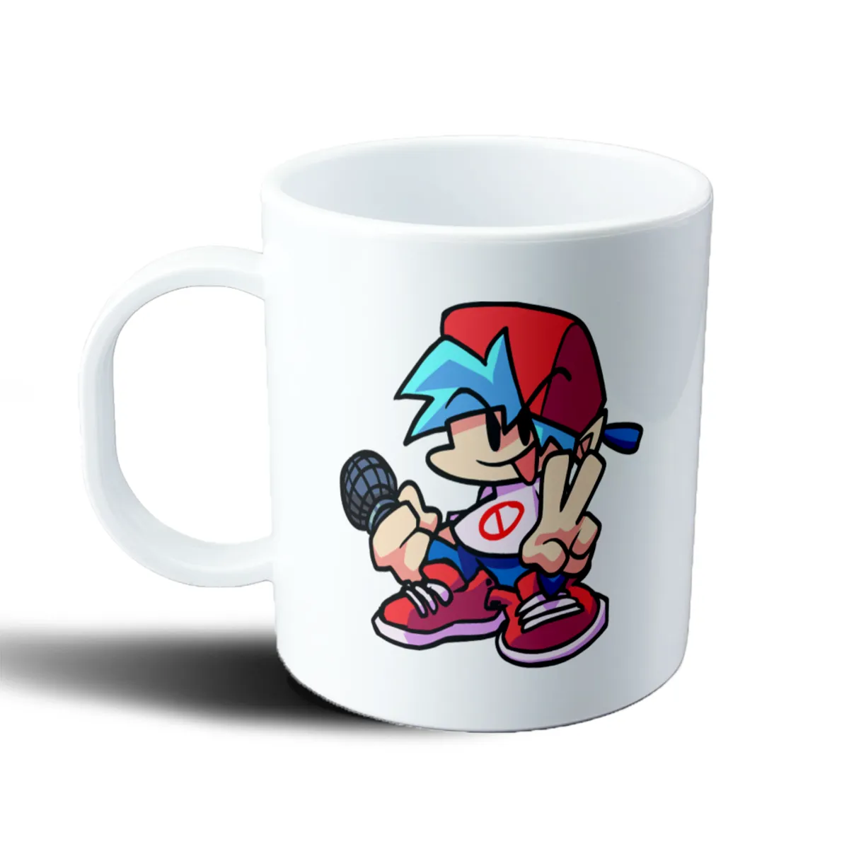 Taza de Plástico Friday Night Funkin Boyfriend con Micrófono - vista 2