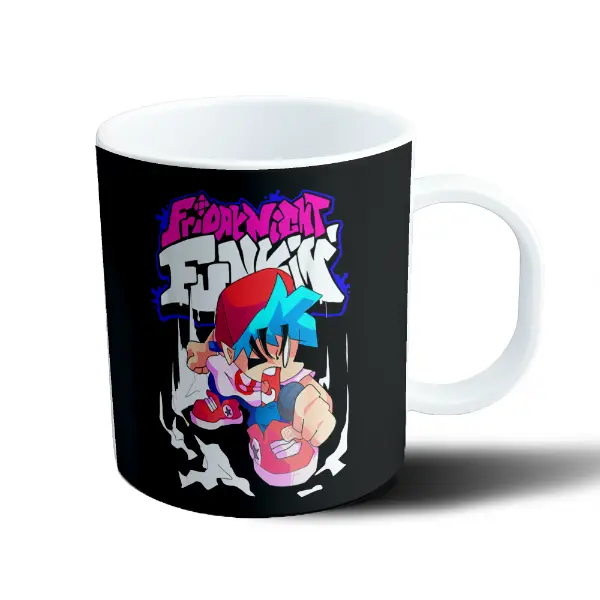 Taza de Plástico Friday Night Funkin Boyfriend
