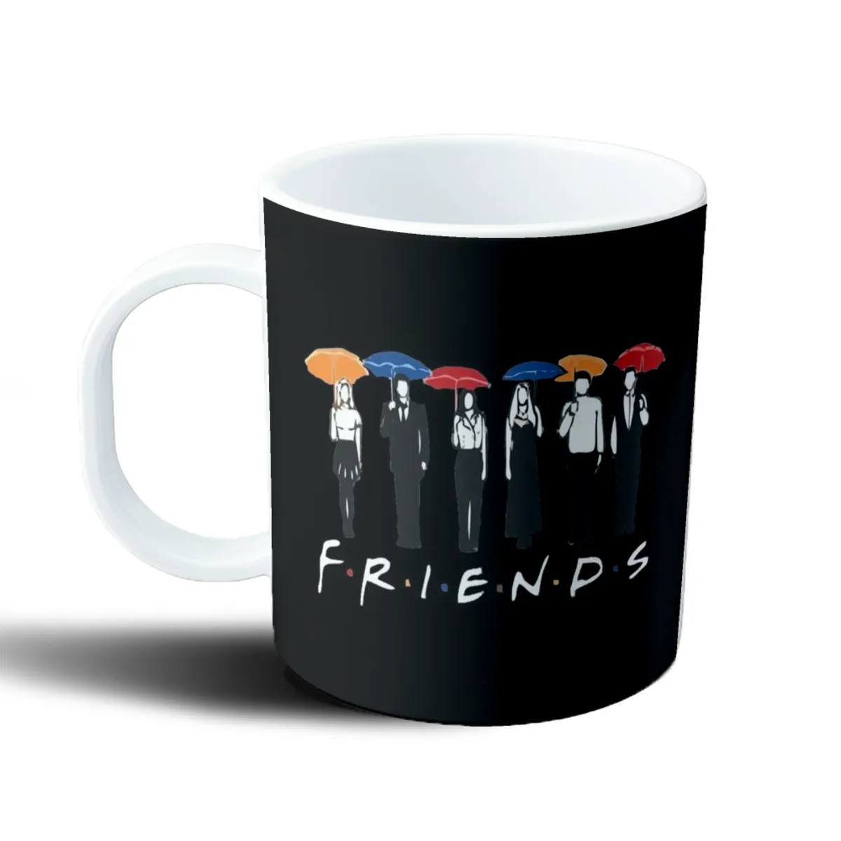 Taza de Plástico Friends Personajes con Paraguas - vista 2