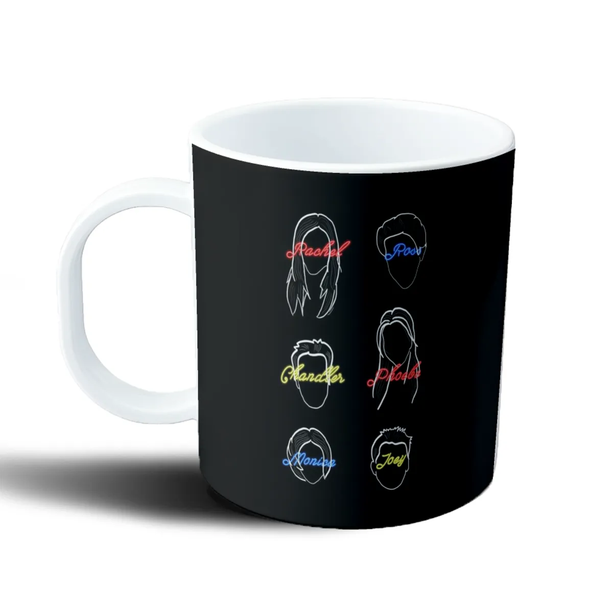 Taza de Plástico Friends Personajes Neón - vista 2