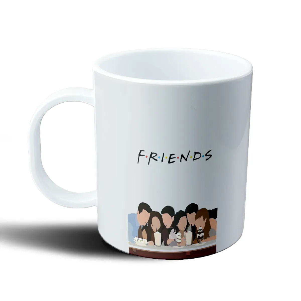 Taza de Plástico Friends Logo y Seis Amigos en el Café - vista 2