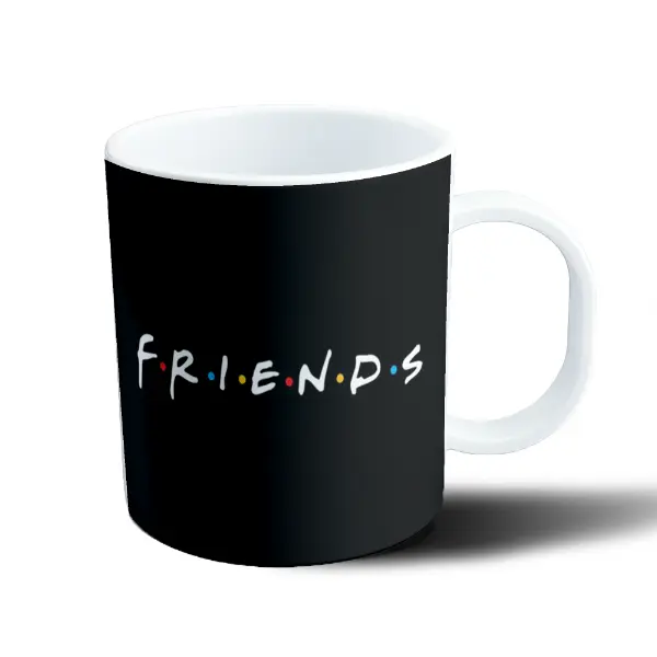 Taza de Plástico Friends Logo Colores