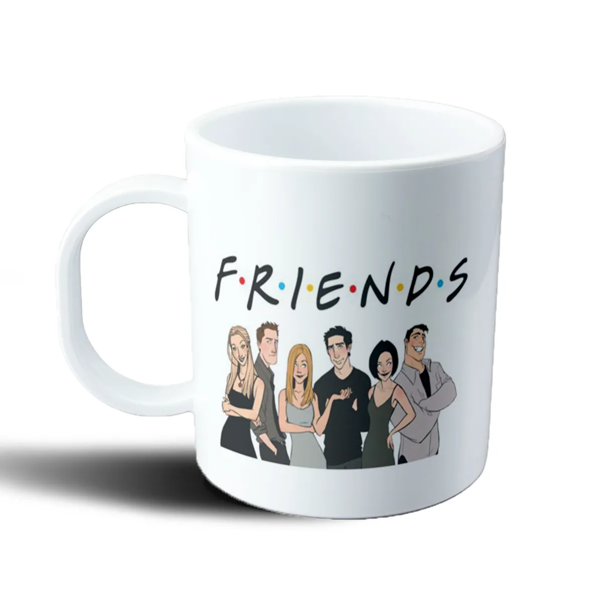 Taza de Plástico Friends Logo y Personajes - vista 2