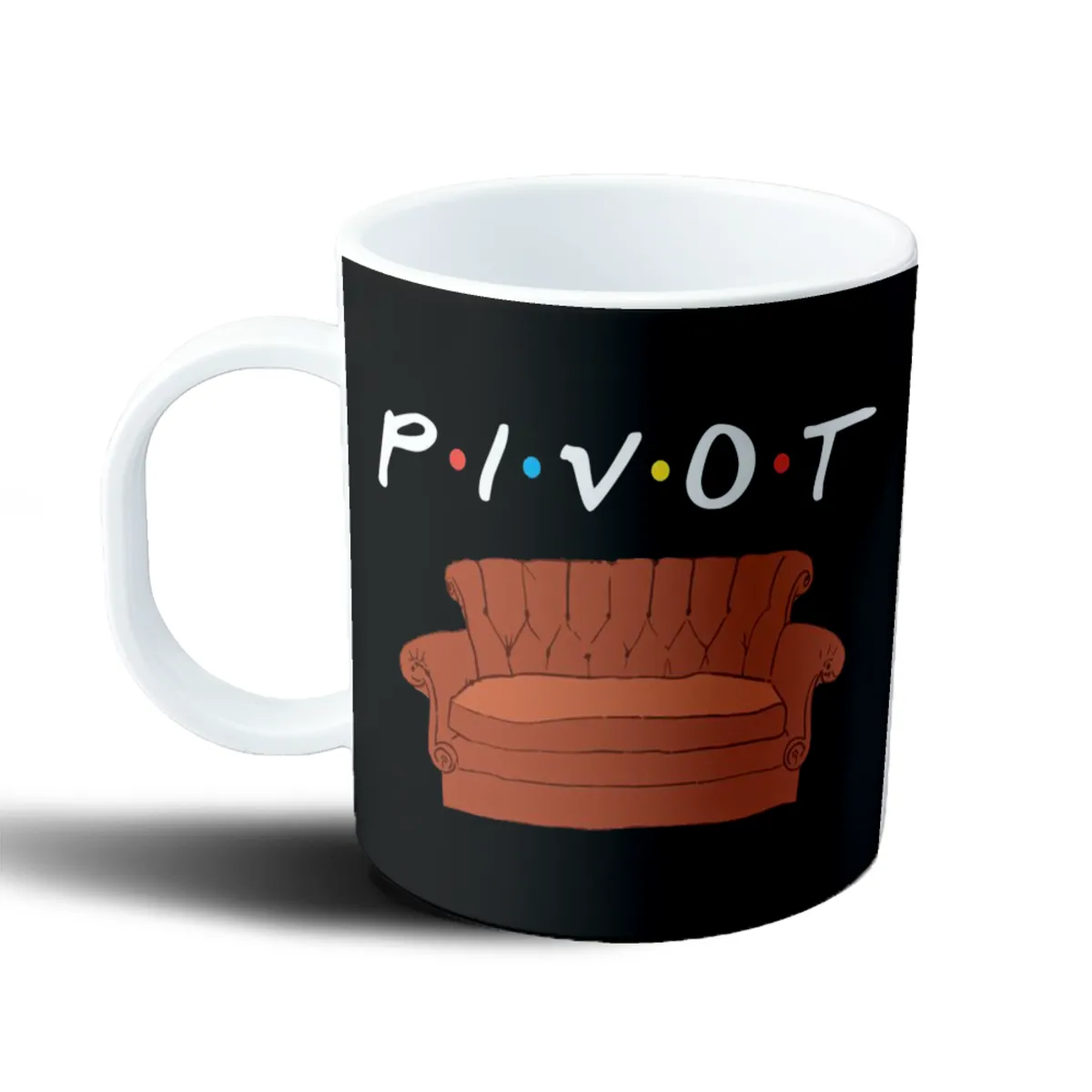 Taza de Plástico Friends Pivot Sillón Naranja - vista 2