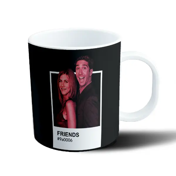 Taza de Plástico Friends Pantone Rachel y Ross