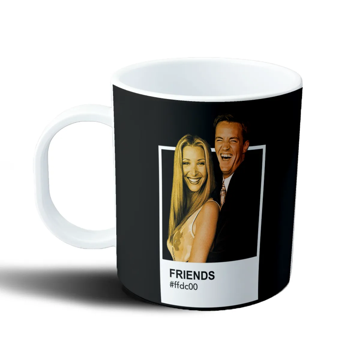 Taza de Plástico Friends Pantone Amarillo #ffdc00 - vista 2