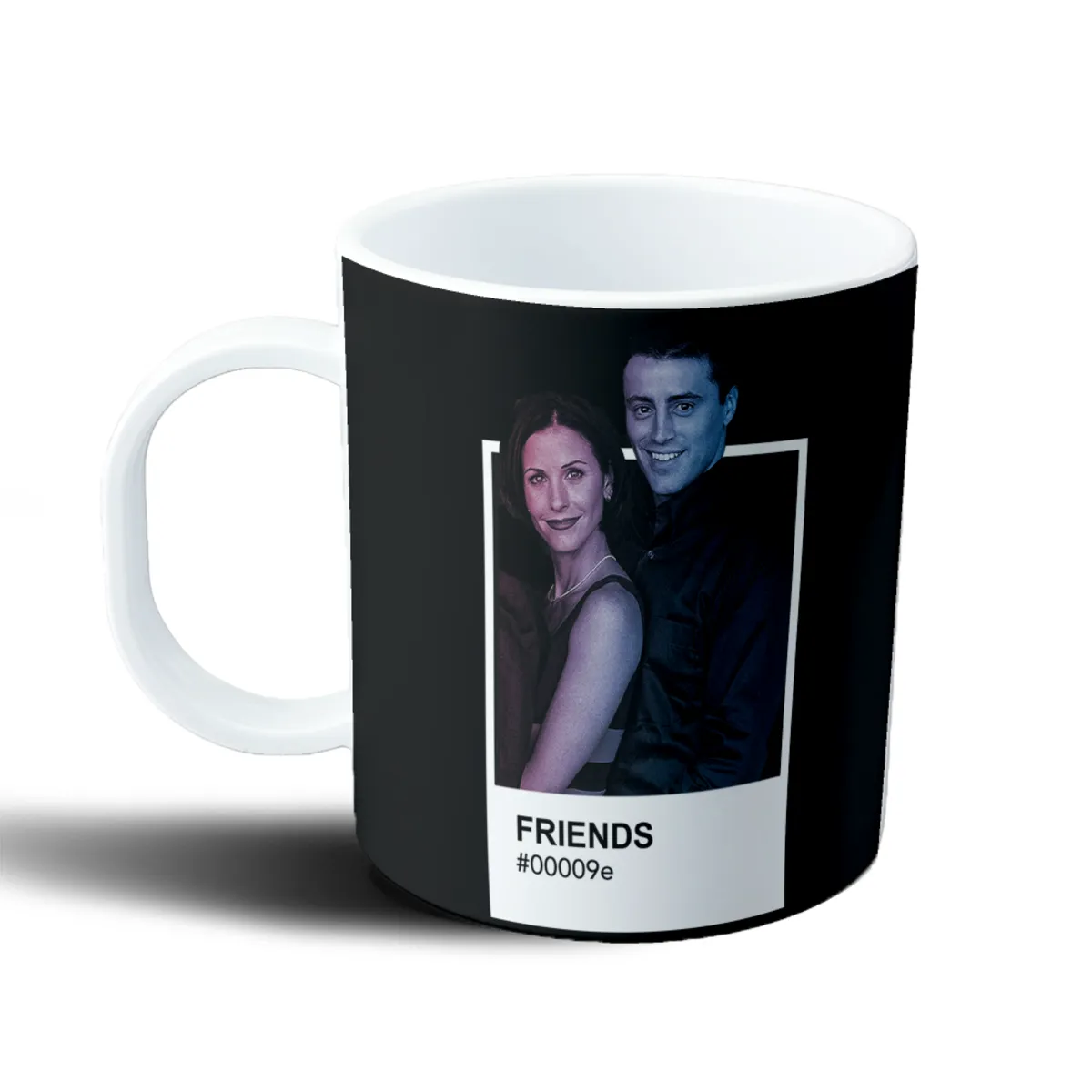 Taza de Plástico Friends Pantone Dupla Negra - vista 2