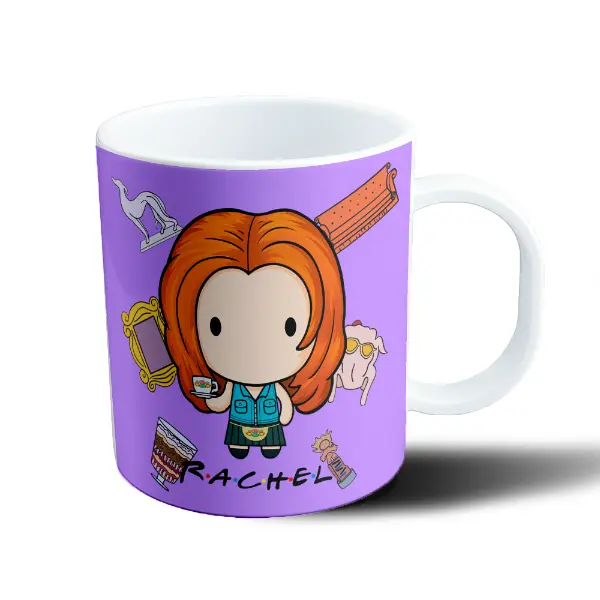 Taza de Plástico Friends Rachel Chibi