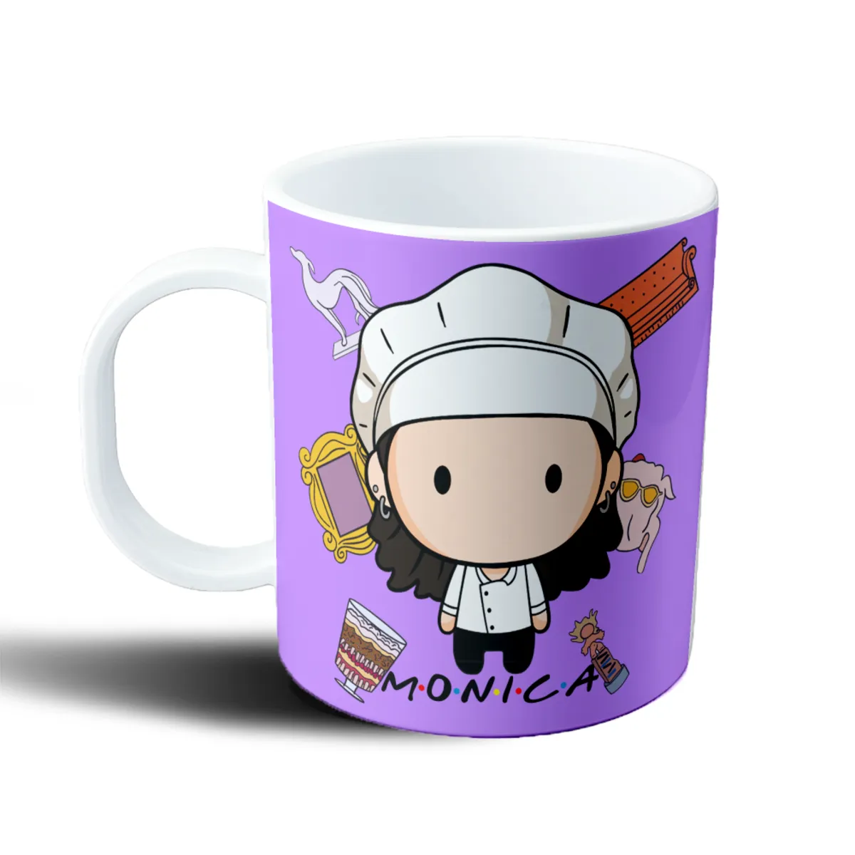 Taza de Plástico Friends Mónica Chef Chibi - vista 2