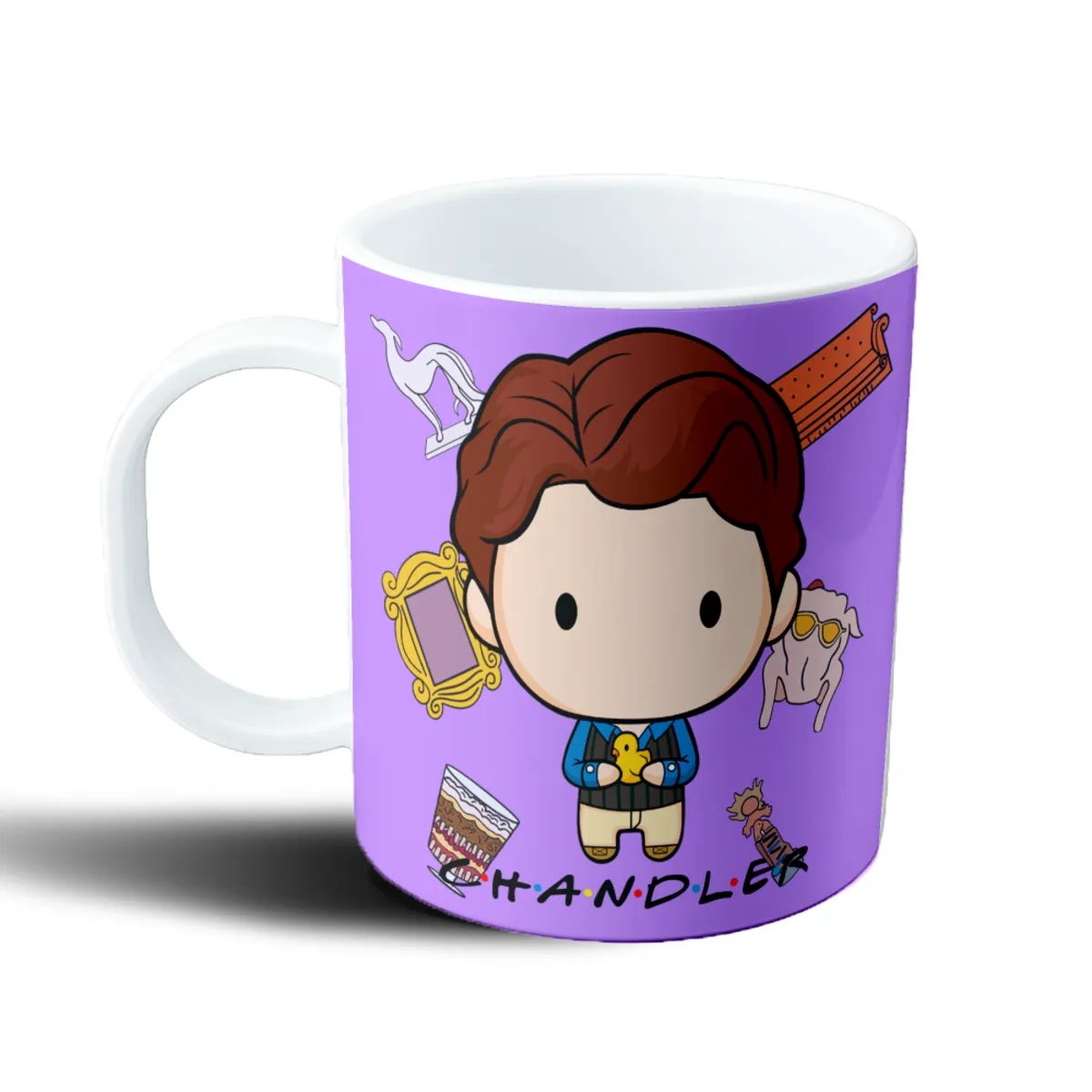 Taza de Plástico Friends Chandler Chibi - vista 2