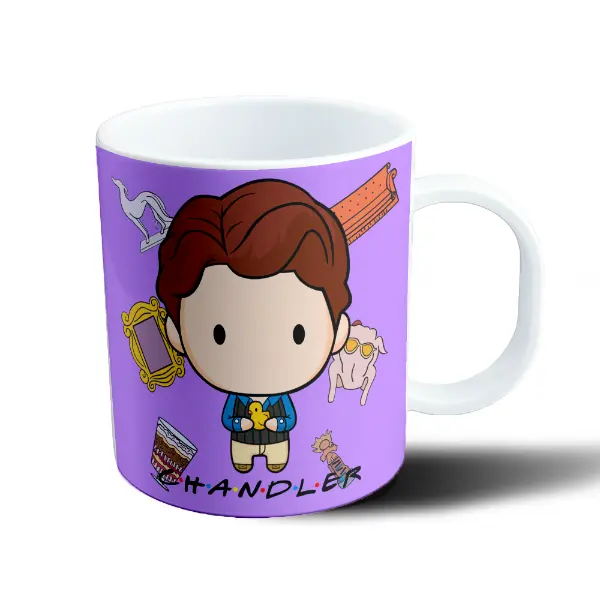 Taza de Plástico Friends Chandler Chibi