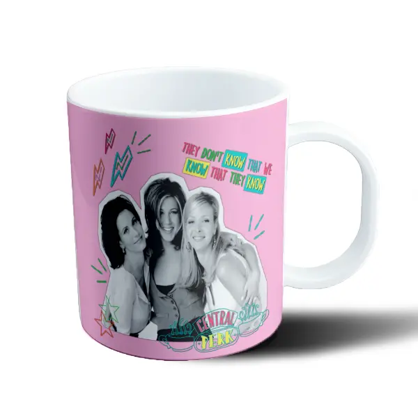 Taza de Plástico Friends Central Perk They Don't Know That We Know