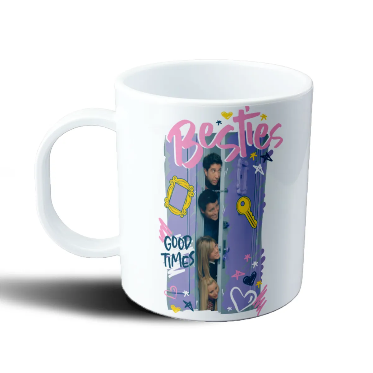 Taza de Plástico Friends Besties Good Times - vista 2