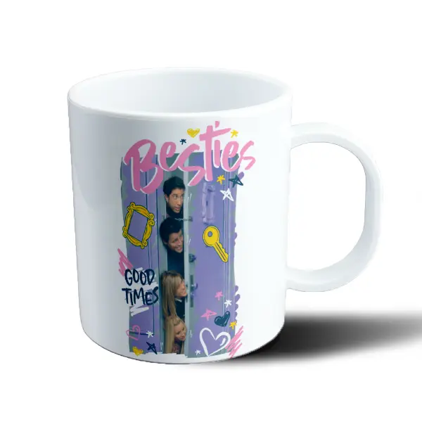 Taza de Plástico Friends Besties Good Times