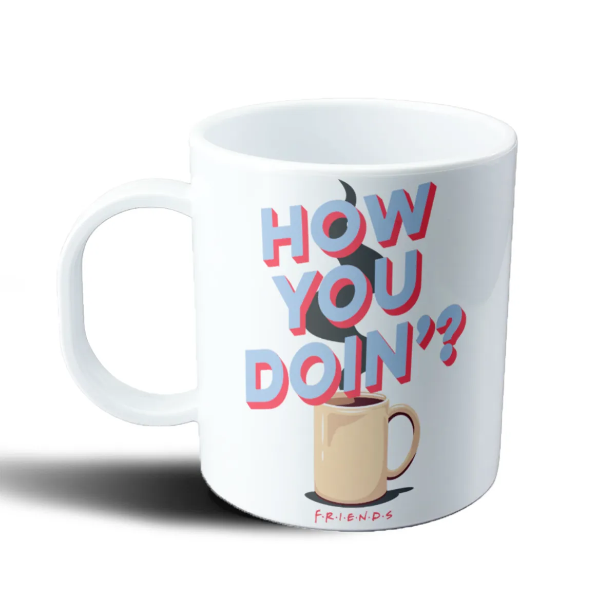 Taza de Plástico Friends How You Doin taza con café - vista 2