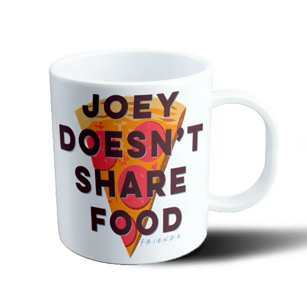 Taza de Plástico Friends Joey Doesn't Share Food Pizza
