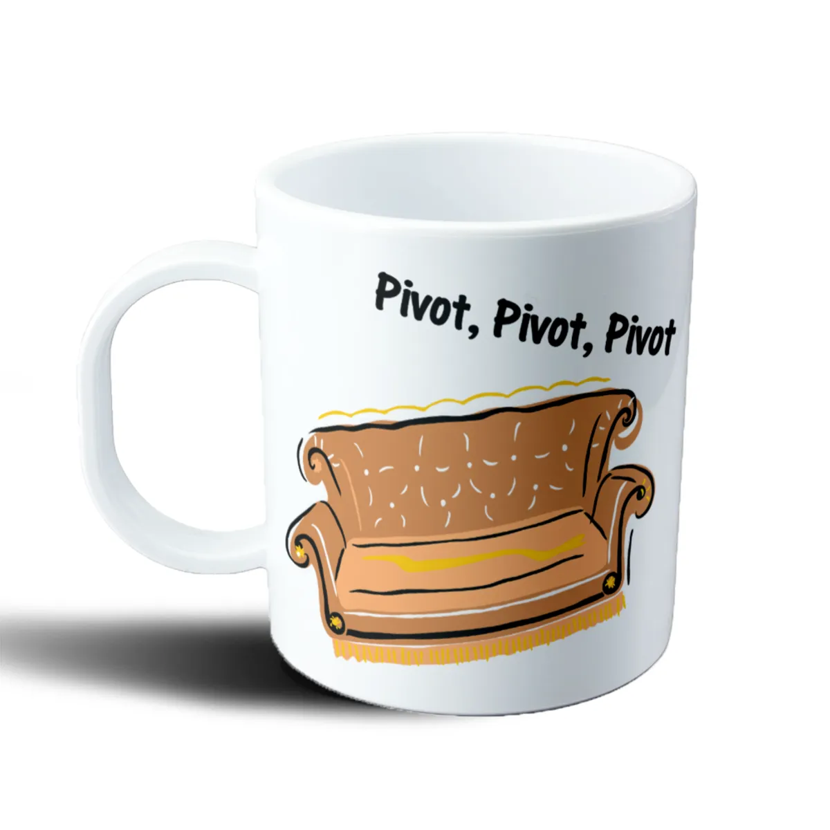 Taza de Plástico Friends Sillón Pivot - vista 2
