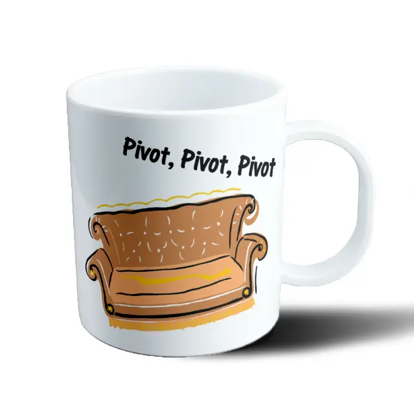 Taza de Plástico Friends Sillón Pivot