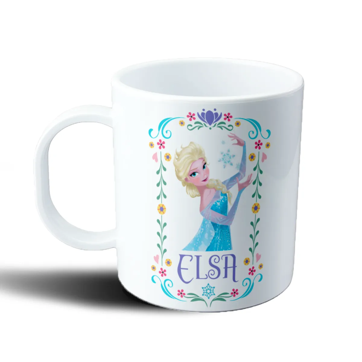 Taza de Plástico Frozen Elsa Copos de Nieve - vista 2