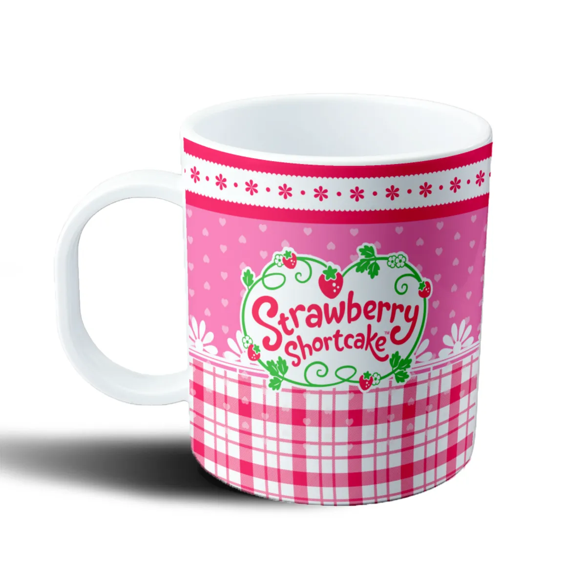 Taza de Plástico Frutillita Strawberry Shortcake con Corazones - vista 2