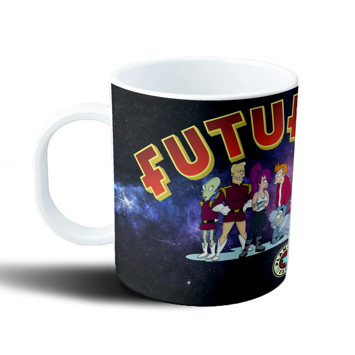 Taza de Plástico Futurama Planet Express Tripulación - vista 2