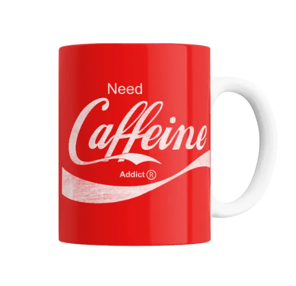 Taza de Cerámica Need Caffeine Addict