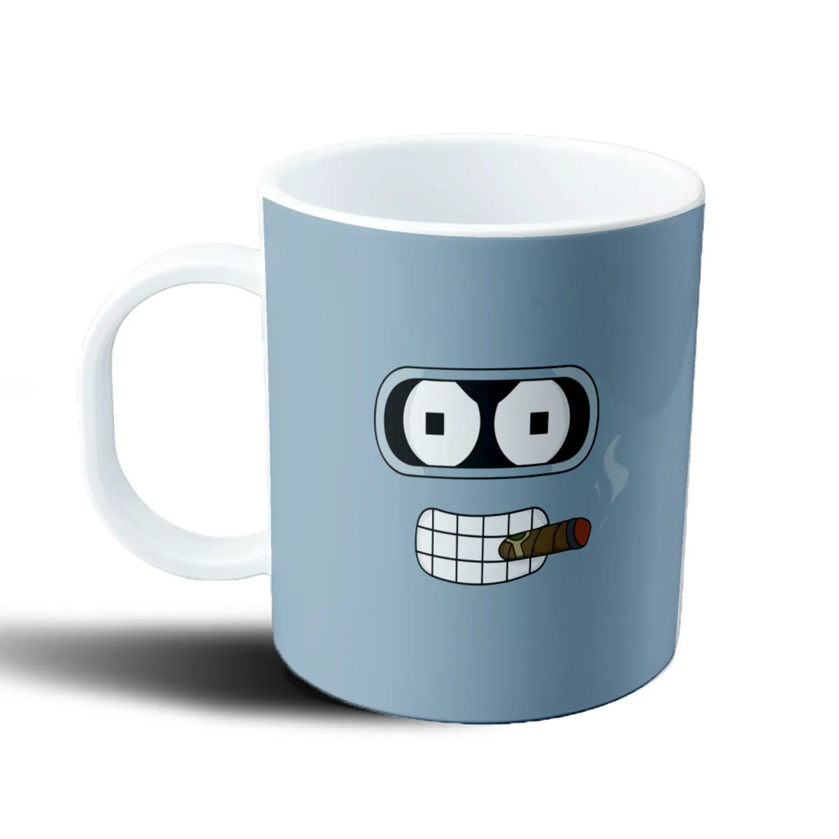 Taza de Plástico Futurama Bender con Cigarro - vista 2