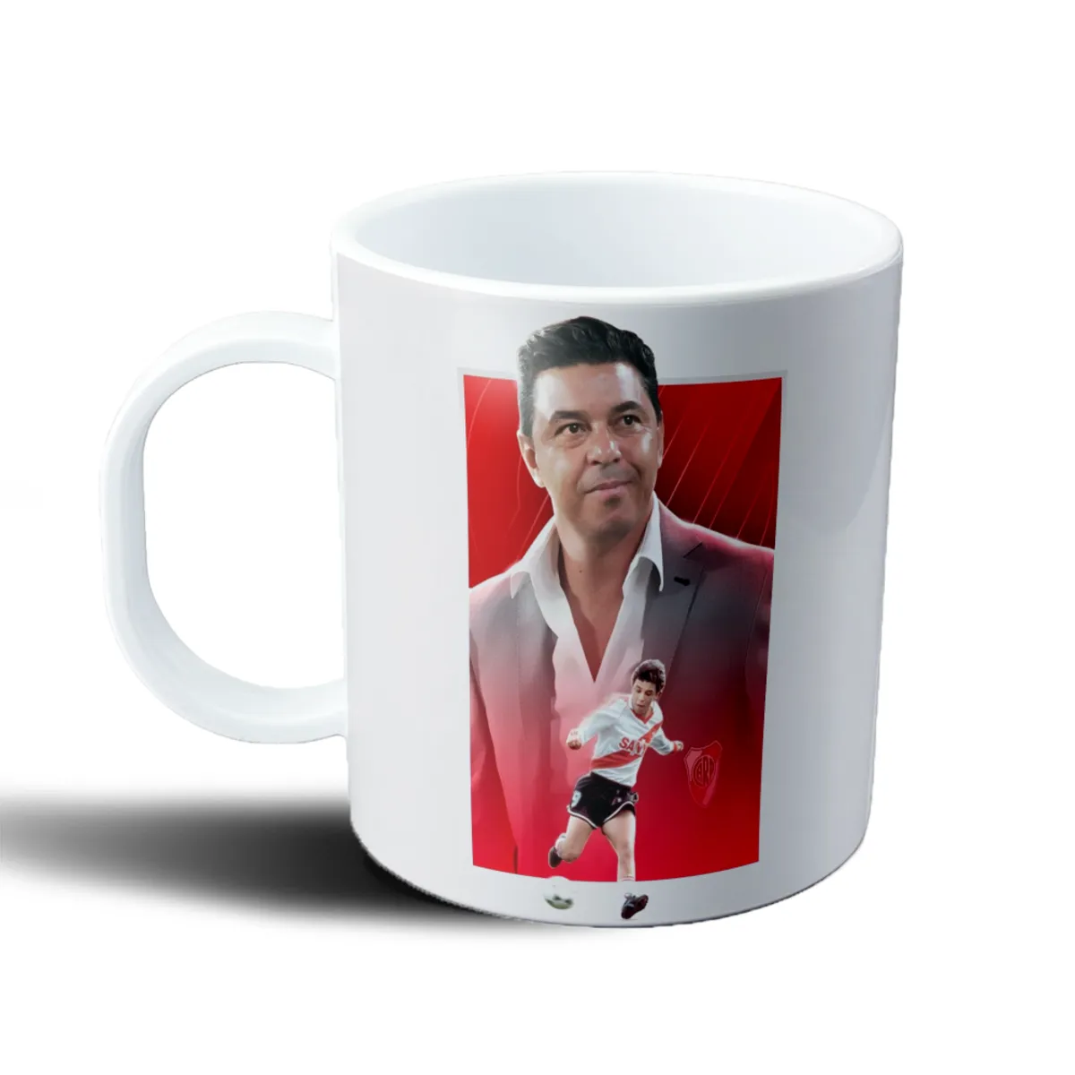 Taza de Plástico Gallardo River Plate Jugador y Técnico - vista 2