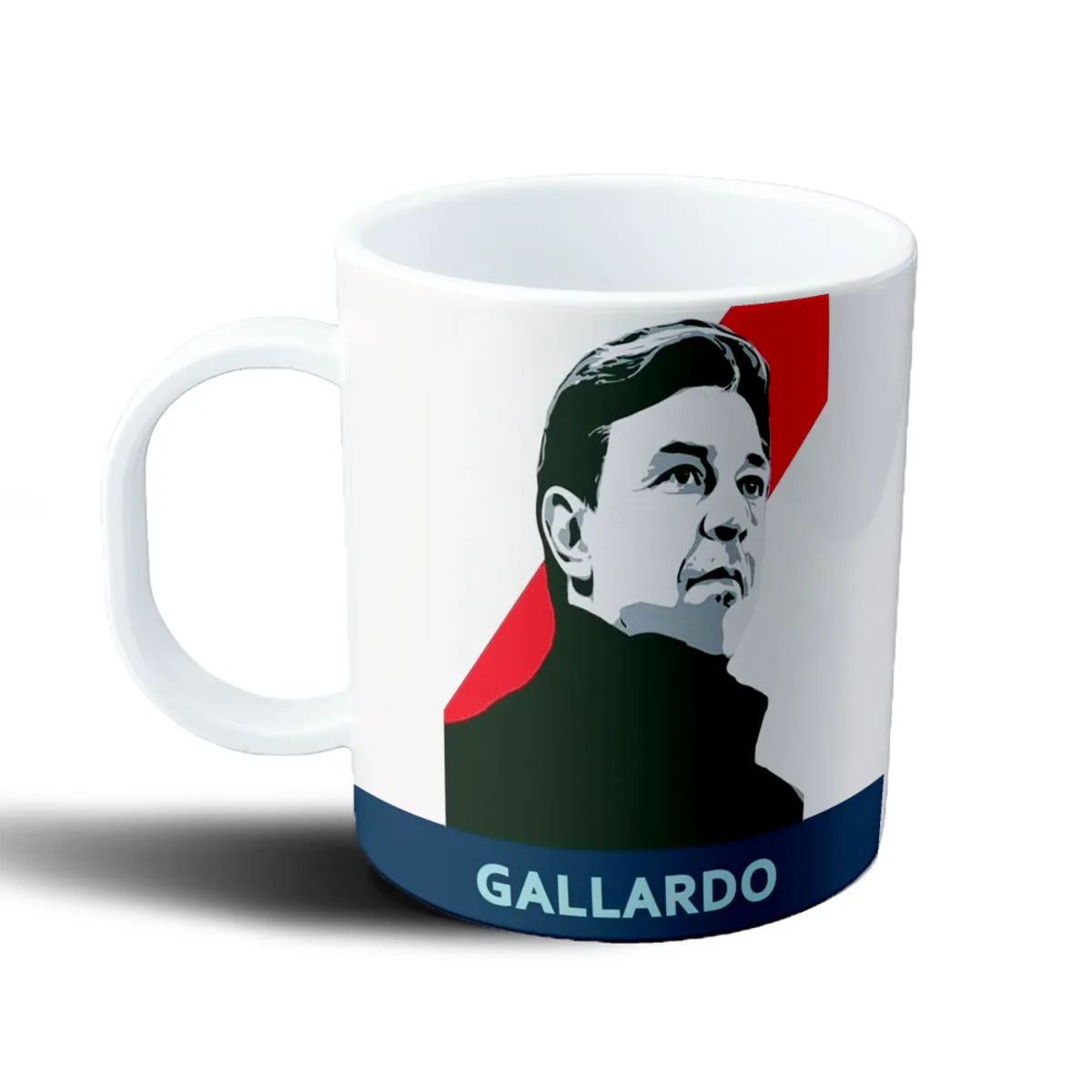 Taza de Plástico Gallardo Retrato River Plate - vista 2