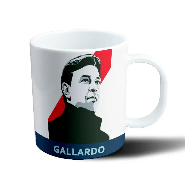 Taza de Plástico Gallardo Retrato River Plate