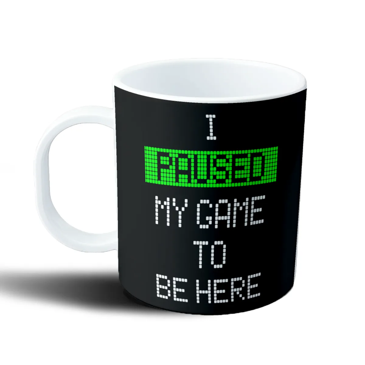 Taza de Plástico Gamer I Paused My Game To Be Here - vista 2