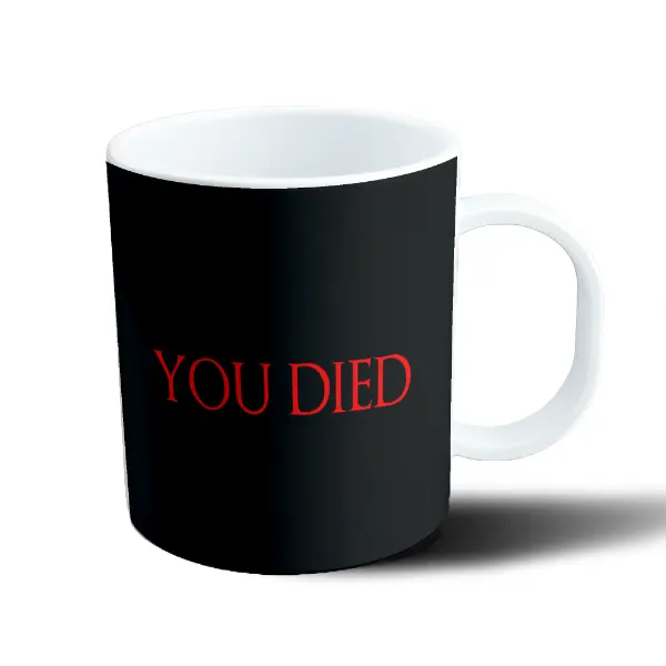 Taza de Plástico Dark Souls You Died